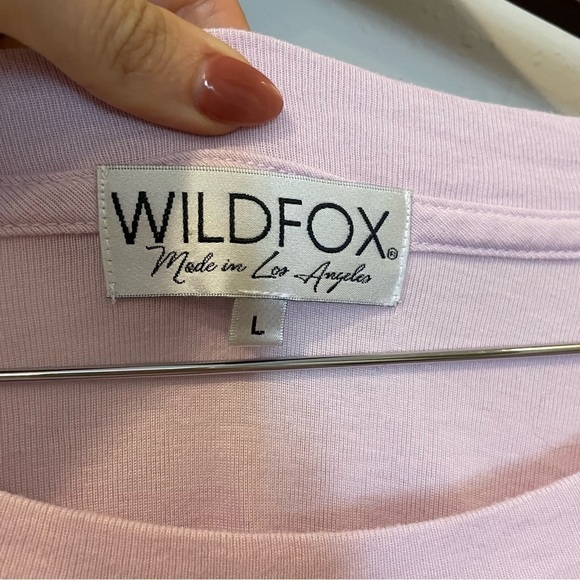 Wildfox Aria Long Sleeve T-Shirt in Wispy - Picture 8 of 10